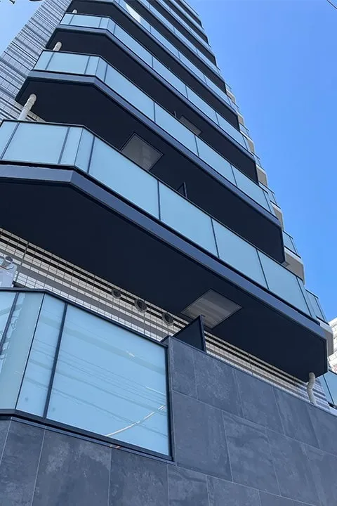 バルコニーアルミ手摺